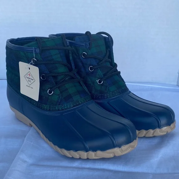 St. John's Bay Womens Denton Flat Heel Rain Boots - Picture 3 of 12